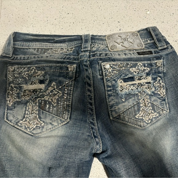 Miss Me Jeans Ripped Bootcut - Picture 3 of 4